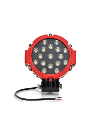Btm Otomotiv 51 Watt 17 Ledli Off Road Sis Gündüz Farı Projektör Lambası 17 cm