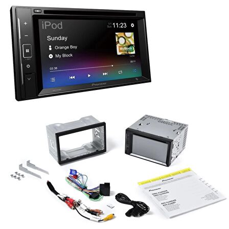 DOUBLE TEYP 6.2 4X50W CARPLAY BT/DVD/USB/FM/AUX PIONEER AVH-A240BT