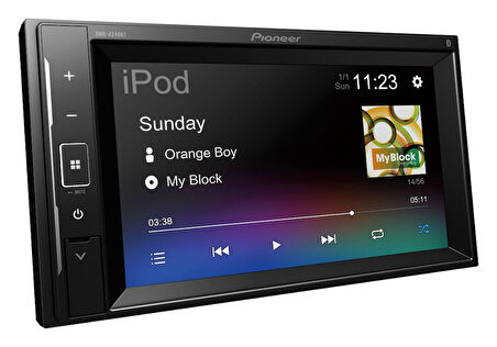 Pioneer DMH-A240 BT 6.2" Ekran+Bluetooth+USB+GPS Double Din Teyp