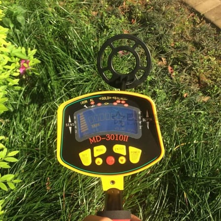 MD-3010II Profesyonel Altın Metal Hazine Dedektörü, LCD Ekranlı, Su Geçirmez Başlık, MD3010