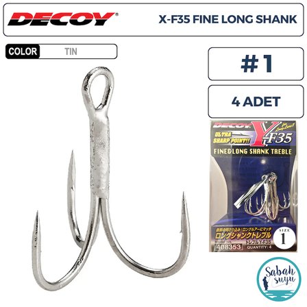 Decoy Y-F35 Üçlü İğne TIN #1 (4 Adet)