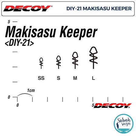 Decoy DIY-21 Makisasu Keeper Silikon Tutucu Yay #M (10 Adet)