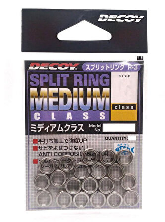 Decoy R-3 Split Ring Medium Class Split Halka NO:4