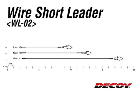 Decoy WL-02 Wire Short Klipsli Çelik Tel 15 Cm