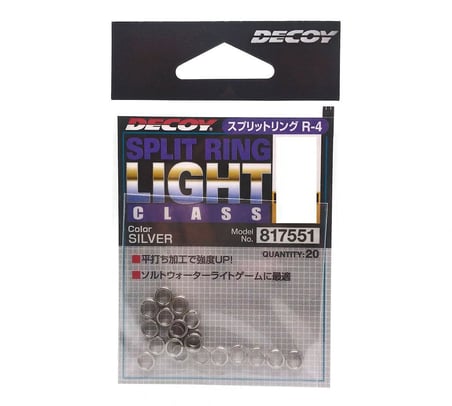 Decoy R-4 Split Ring Light Class Split Halka SİLVER-NO:2