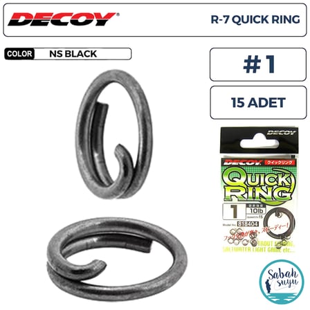 Decoy R-7 Quick Ring Halka BN #1 10lb (15 Adet)