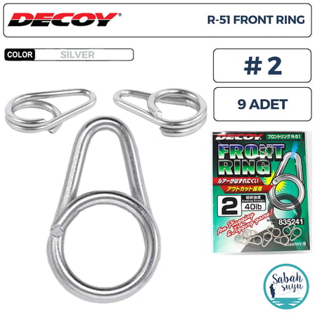 Decoy R-51 Front Ring Ön Halka #2 40lb (9 Adet)