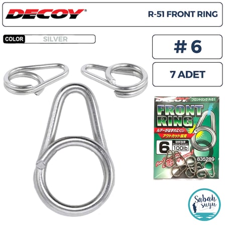 Decoy R-51 Front Ring Ön Halka #6 100lb (7 Adet)