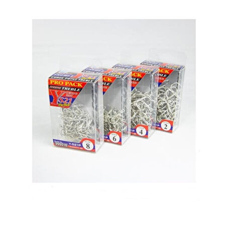 Decoy Y-S21P Propack Üçlü Olta İğnesi NO:6