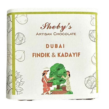 Çıtır Kadayıflı Fındık Krema Dolgulu Sütlü Tablet Çikolata 100gr (İstanbul Çikolatası)