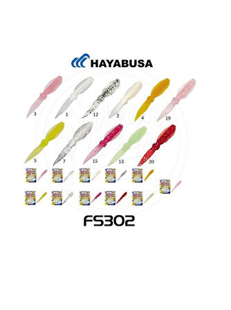 Hayabusa FS302 1.5 INC Lrf Silikon 8 Adet Color:5