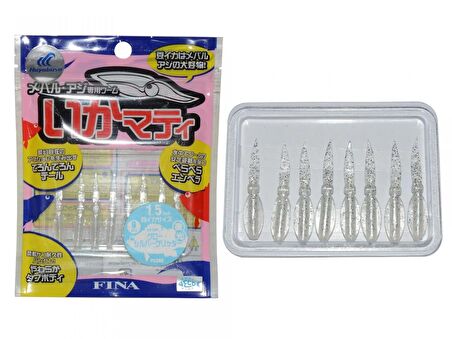 Hayabusa FS 302 Fina Sübye 4cm LRF Silikon Suni Yem 8'li Paket 07