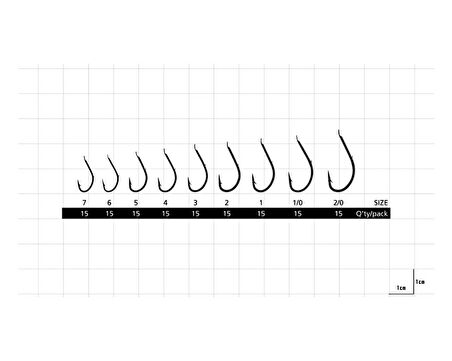 Hayabusa HMRS 172 Tırnaklı Canlı Yem İğnesi 15'li Paket Nikel 1