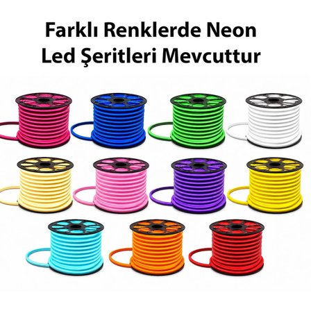 Powermaster PM-5289 12 Volt 100Metre Günışığı Neon Şerit Led