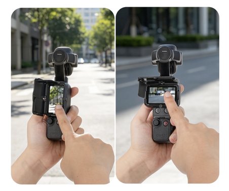 DJI Osmo Pocket 3/4/4P Ekran Koruyucu Güneşlik