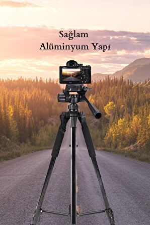 Fuchsia Profesyonel Çok Amaçlı Ayaklıklı Ayarlanabilir Tripod