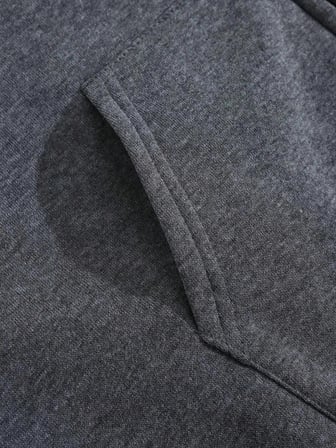 Los Angeles Kaliforniya Baskı Erkek Kapüşonlu Üst Sonbahar Bol Sweatshirt Hip Hop Cepli Polar