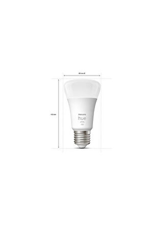 Philips Hue Beyaz Akıllı Başlangıç Seti 2'li Bluetooth Özellikli Akıllı Ampul