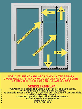 Plise Pileli Akordiyon Sürgülü Kapı Sinekliği 0-90 En, 0-210 Boy