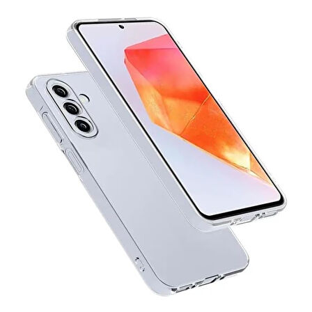 Galaxy A17 Kılıf Şeffaf Premium Arka Kapak (Lüx Seri - Darbe Korumalı+Esnek ve Şık Lüx Koruma)