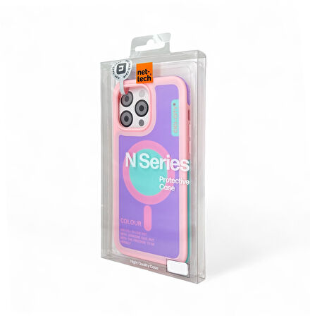 iPhone 13/14 Pembe Magsafe Uyumlu Premium Silikon Arka Kılıf Güçlendirilmiş Köşe+Kamera-Shockproof