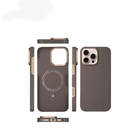 iphone kevlar case iphone 15 pro SiyahTıtanıum magsafe kılıf Case Cover Karbo arka Kapak Koruma