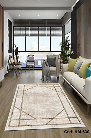 Pamuk Dokuma Taban Kaymaz Yıkanabilir Klasik Desenli  Salon Halısı Mutfak Halısı Koridor Halısı