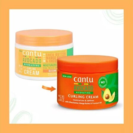 Cantu Avokado Kıvırcık ve Dalgalı Saçlar İçin Nemlendirici Bukle Belirginleştirici 340 gr