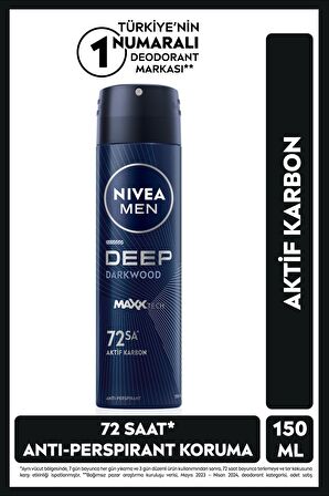 Nivea MEN Erkek Damat Çeyiz Seti, Sprey Deodorant 150ml, Deep Dimension Tıraş Jeli 200ml, Duş Jeli 500ml