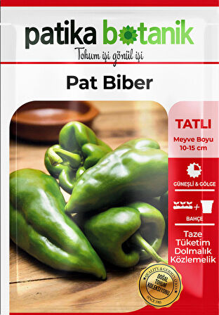 150 Adet Yerli Ata Pat Biber Tohumu (Közlemelik)