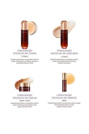 Total Yaşlanma Karşıtı Bakım Sunan Kırışıklık ve Sarkma Karşıtı Set CHOGONGJIN Youngan Skin Care Set