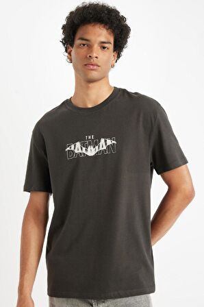 DeFacto Batman Regular Fit Bisiklet Yaka Kısa Kollu Tişört C6530AX24AUAR221
