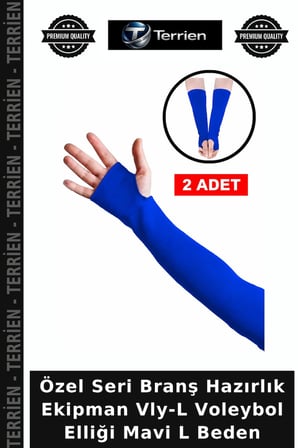 Özel Seri Branş Hazırlık Ekipman Vly-L Voleybol Elliği Mavi L Beden
