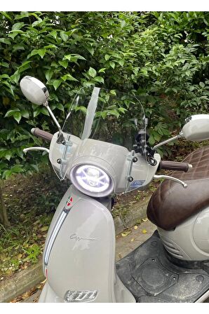Arora Cappucino Ön Siperlik Camı Şeffaf KISA TİP 33 cm ,Bağlantı Aparatlı 50cc,125cc,150cc- Arasmoto