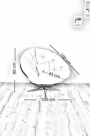 REGALIA™ Exclusive 360° Döner Mekanizmalı Berjer Tekli Koltuk | Yatak Olabilen Minder – Üst Segment
