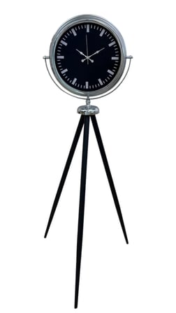 Krom Prime Modern Tripod Ayaklı Saat iegxx