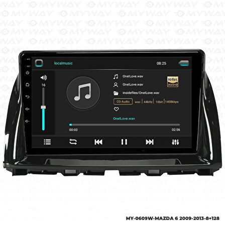 Araç Multimedya Mazda 6 Android 12 Carplay 4Gb Ram + 64Gb Hdd 2009-2013 Navigasyon Ekran MYW