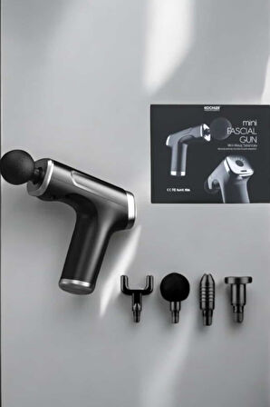 4 Başlıklı Kablosuz Darbeli Masaj Aleti – Evde Spa Keyfi