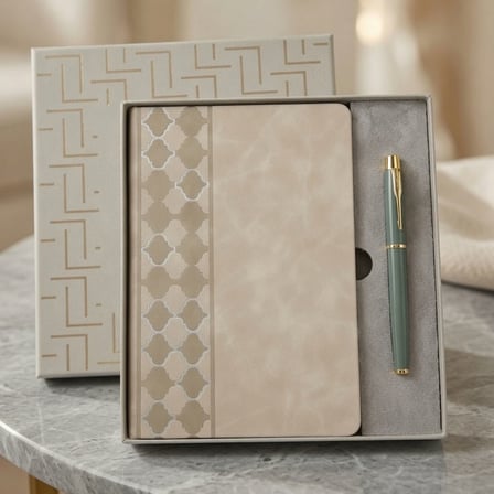 Özel Seri Deri Defter Ve Kalem Set Ofis Hediyesi Hatıra Defteri Sunum Seti