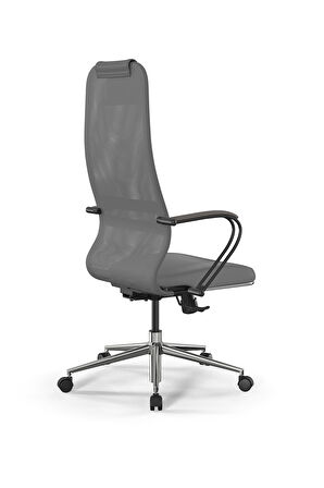 Metta Ergolife SynchroSit 8 Ergonomik Fileli ve Deri Ofis Koltuğu - 1B9.55.1.403  Gri