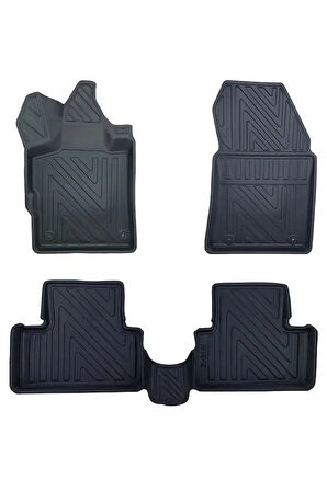 Ds Ds4 2021 Ve Sonrasi ile Uyumlu Carbon Desenli Ultra Premium Havuzlu Oto Paspas