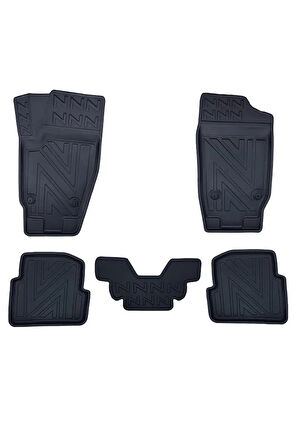 Skoda Fabia 1997-2007 Sedan ile Uyumlu Carbon Desenli Ultra Premium Havuzlu Oto Paspas