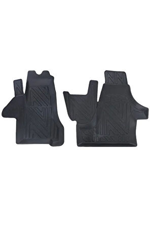 Volkswagen Trasnporter T5 ile Uyumlu Carbon Desenli Ultra Premium Havuzlu Oto Paspas