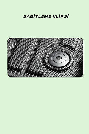 Volkswagen Trasnporter T5 ile Uyumlu Carbon Desenli Ultra Premium Havuzlu Oto Paspas