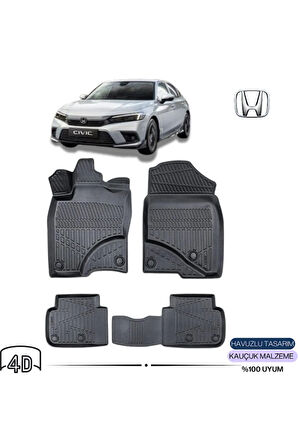  HONDA CİVİC 2024 4D Havuzlu Paspas 