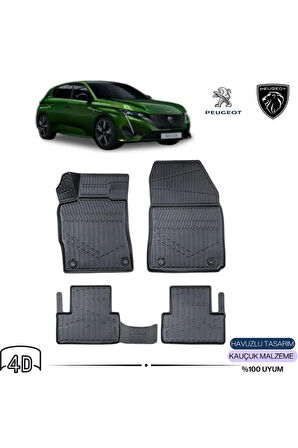  PEUGEOT 308 2021   4D Havuzlu Paspas 