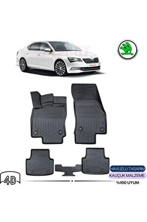  SKODA SUPER B 2016 4D Havuzlu Paspas 