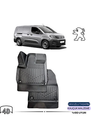  PEUGEOT RİFTER PANELVAN 2021 4D Havuzlu Paspas 