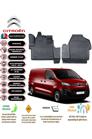  CİTROEN JUMPY PANELVAN 2021 4D Havuzlu Paspas 