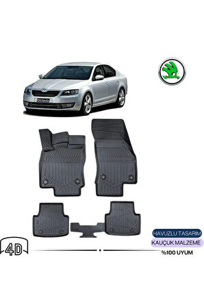  SKODA OCTAVIA 2017 4D Havuzlu Paspas 